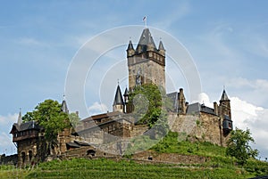 Cochem Castle, Mosel River, Germany, Europe