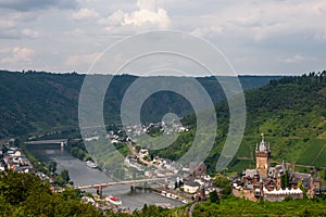 Cochem Castle over Mosel River