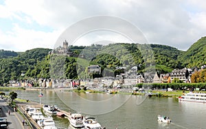 Cochem with the Cochem Imperial Castle (Reichsburg), Germany.