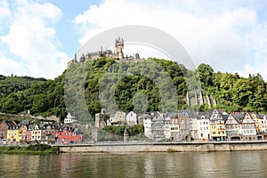 Cochem with the Cochem Imperial Castle (Reichsburg), Germany.