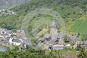 Cochem, Germany - 07 13 2020: Reichsburg in summer 2020