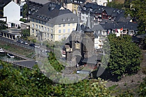 Cochem, Germany - 09 17 2020: Gate of Reichsburg Cochem