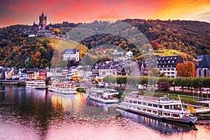Cochem, Germany - Moselle River, travel landscape