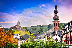 Cochem, Germany - Moselle River, travel landscape