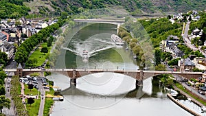 Cochem, Germany On The Shores Of River Moselle