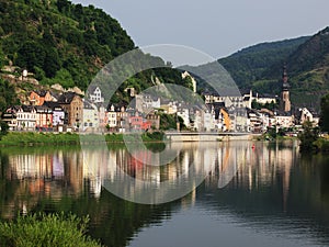 Cochem, Germany On The Shores Of River Moselle photo