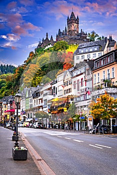 Cochem, Germany - Travel landscape on Moselle River, Rhineland