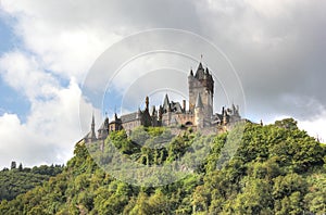 The Cochem Imperial Castle (Reichsburg), Germany.