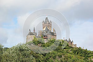 The Cochem Imperial Castle (Reichsburg), Germany.