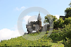 The Cochem Imperial Castle (Reichsburg), Germany.