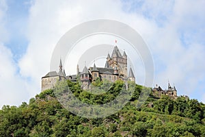 The Cochem Imperial Castle (Reichsburg), Germany.