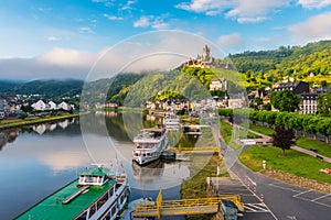 Cochem and Mosel River in Germany photo