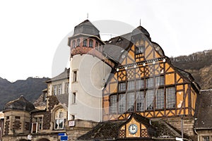 Cochem on the moselle river germany