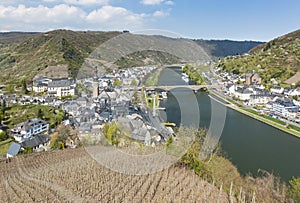 Cochem And Moselle River View, Germany