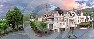 Cochem with Reichsburg castle, Germany