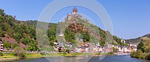 Cochem with Reichsburg castle, Germany