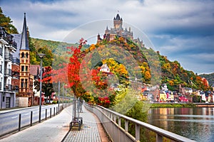 Cochem, Rhineland - Landmarks of Germany, medieval town on Mosel photo