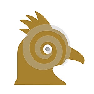 Cockatoo Isolated Vector icon that can be easily modified or edited