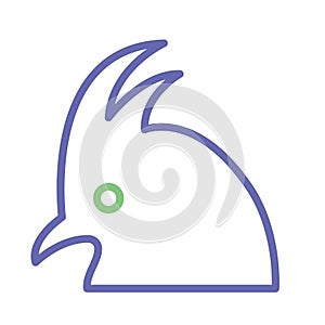 Cockatoo Isolated Vector icon that can be easily modified or edited