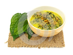 Cockle Curry with Betel Leaves