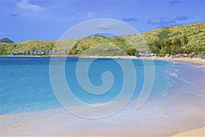 Cockleshell bay in St Kitts, Caribbean