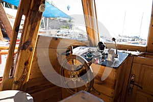 Cockpit of Fishing Boat