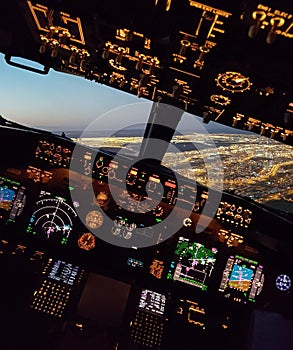 Cockpit at Night