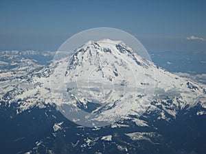 Cockpit Photo of Mount Rainier