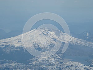 Cockpit Photo of Mount Rainier