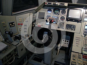 Cockpit of Soviet Space Shuttle Buran