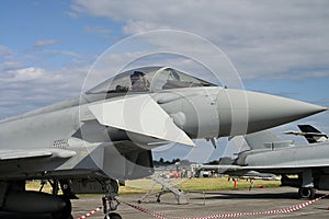 Cockpit view of Eurofighter photo