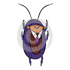 Cockroach in a good suit.