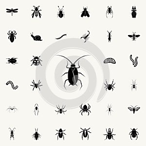 cockroach icon. insect icons universal set for web and mobile