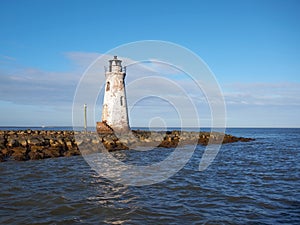 Cockspur Island Lighthouse Low Tide