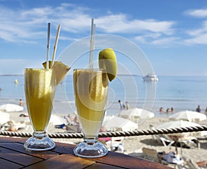 Cocktail in the beach