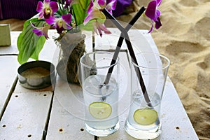 Cocktail on the beach