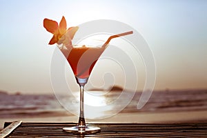 Cocktail on the beach