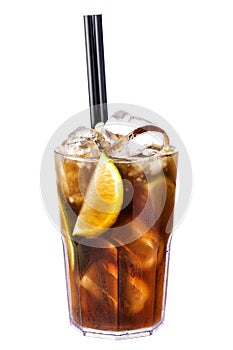Cocktail Cuba Libre Isolated photo