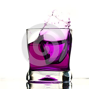 Cocktail drink splash