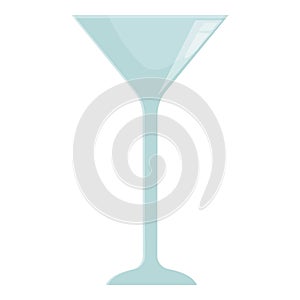 Cocktail glass icon cartoon vector. Kitchen cookware