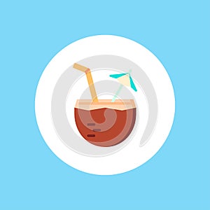 Cocktail vector icon sign symbol