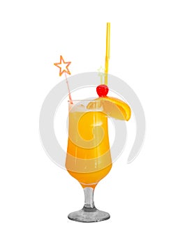 Cocktail isolated