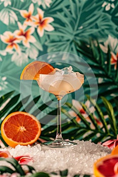 Cocktail With Multiple Garnishes