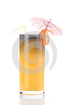 Cocktail of orange juice