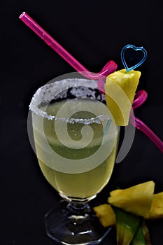 Cocktail pineapple sweet drink
