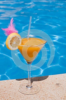 Cocktail by the pool