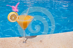 Cocktail by the pool