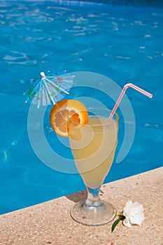 Cocktail by the pool