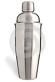 Cocktail shaker, isolated on white background