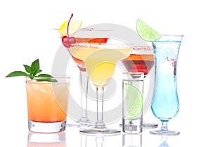 Cocktails alcohol drinks spirits photo